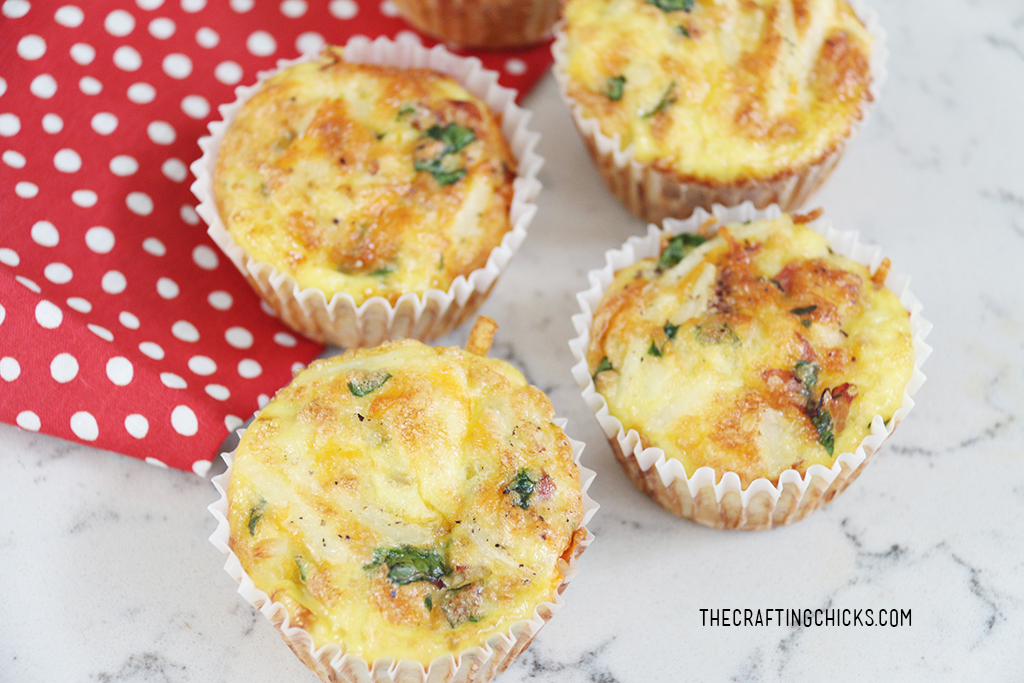Omelet Muffins for an Easy on the Go Healthy Breakfast!