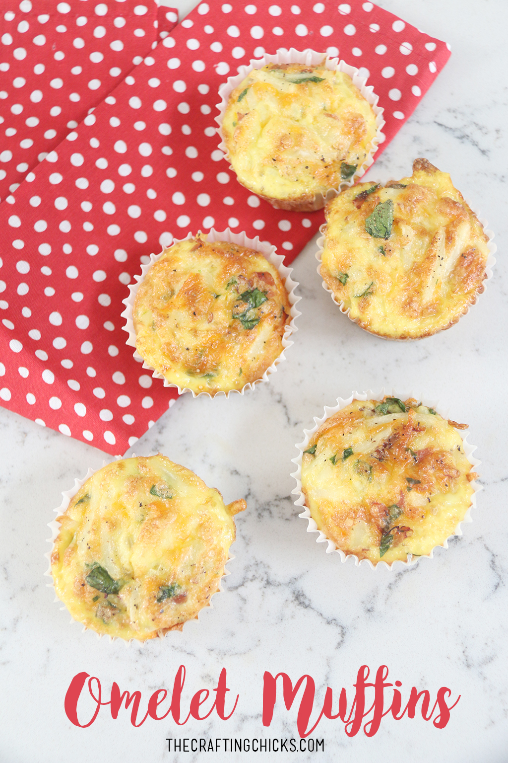 Omelet Muffins for an Easy on the Go Healthy Breakfast!
