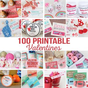 100 Printable Valentines - The Crafting Chicks