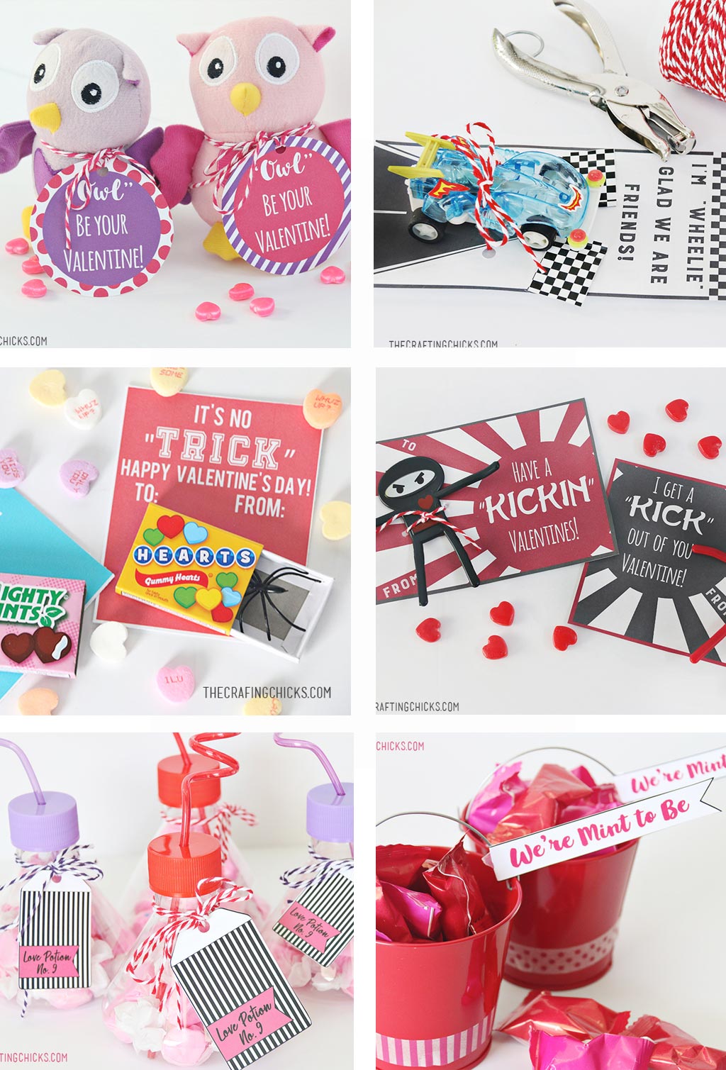 Favorite Valentine Printables | Valentines for class parties, teachers and friends.