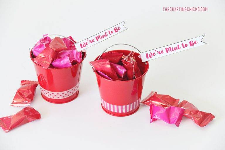 We're Mint to Be Printable Valentines - The Crafting Chicks