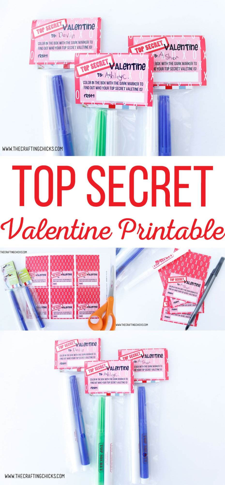 Top Secret Valentine Printable The Crafting Chicks