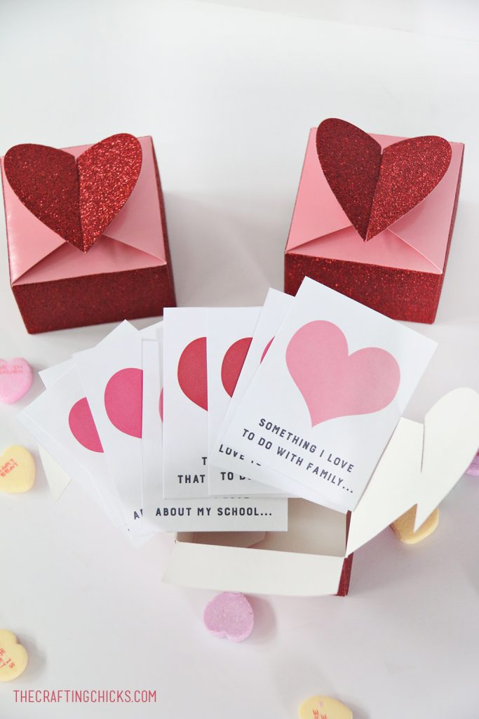 Conversation Heart Family Dinner Questions - The Crafting Chicks