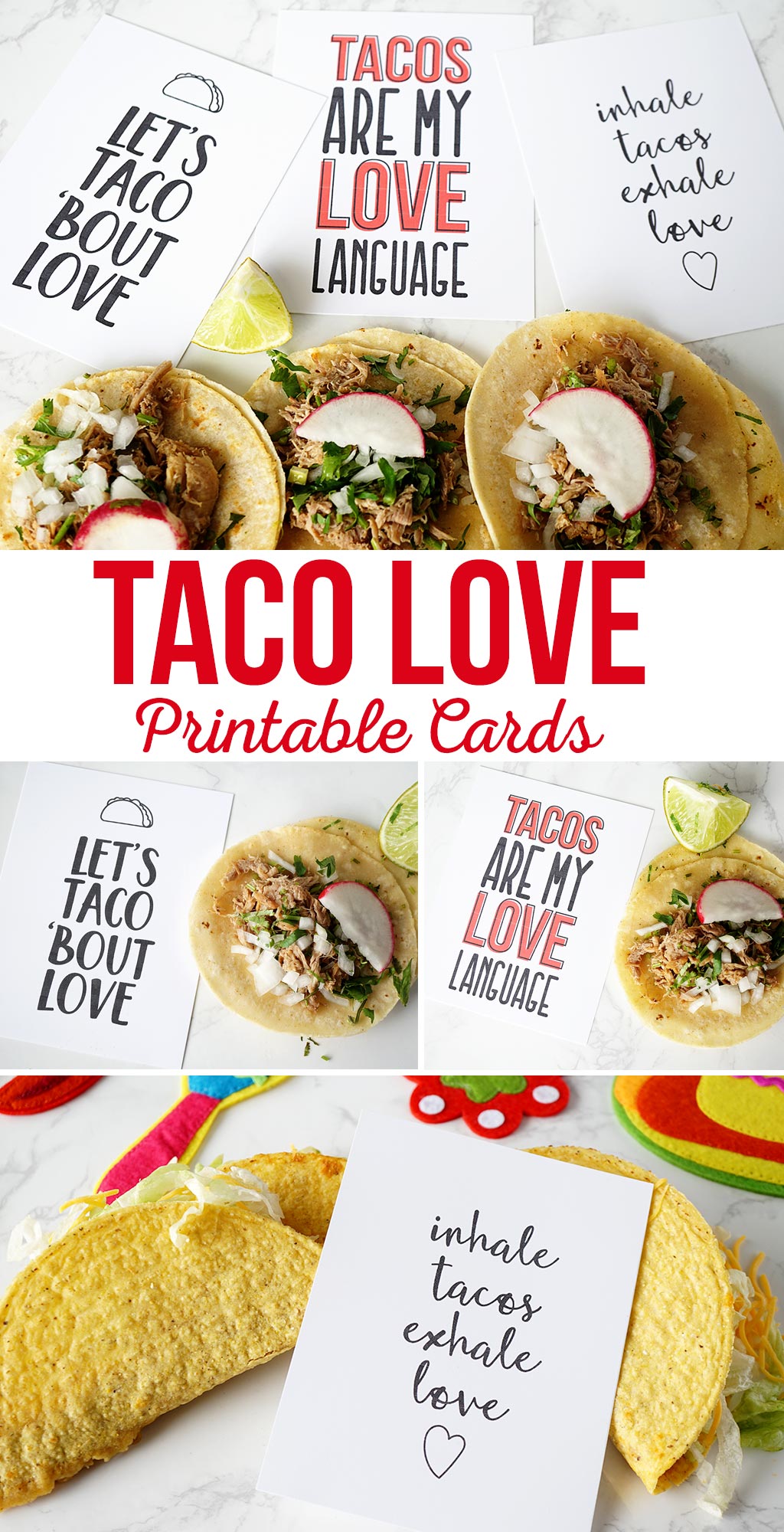 Taco Love Printable Cards