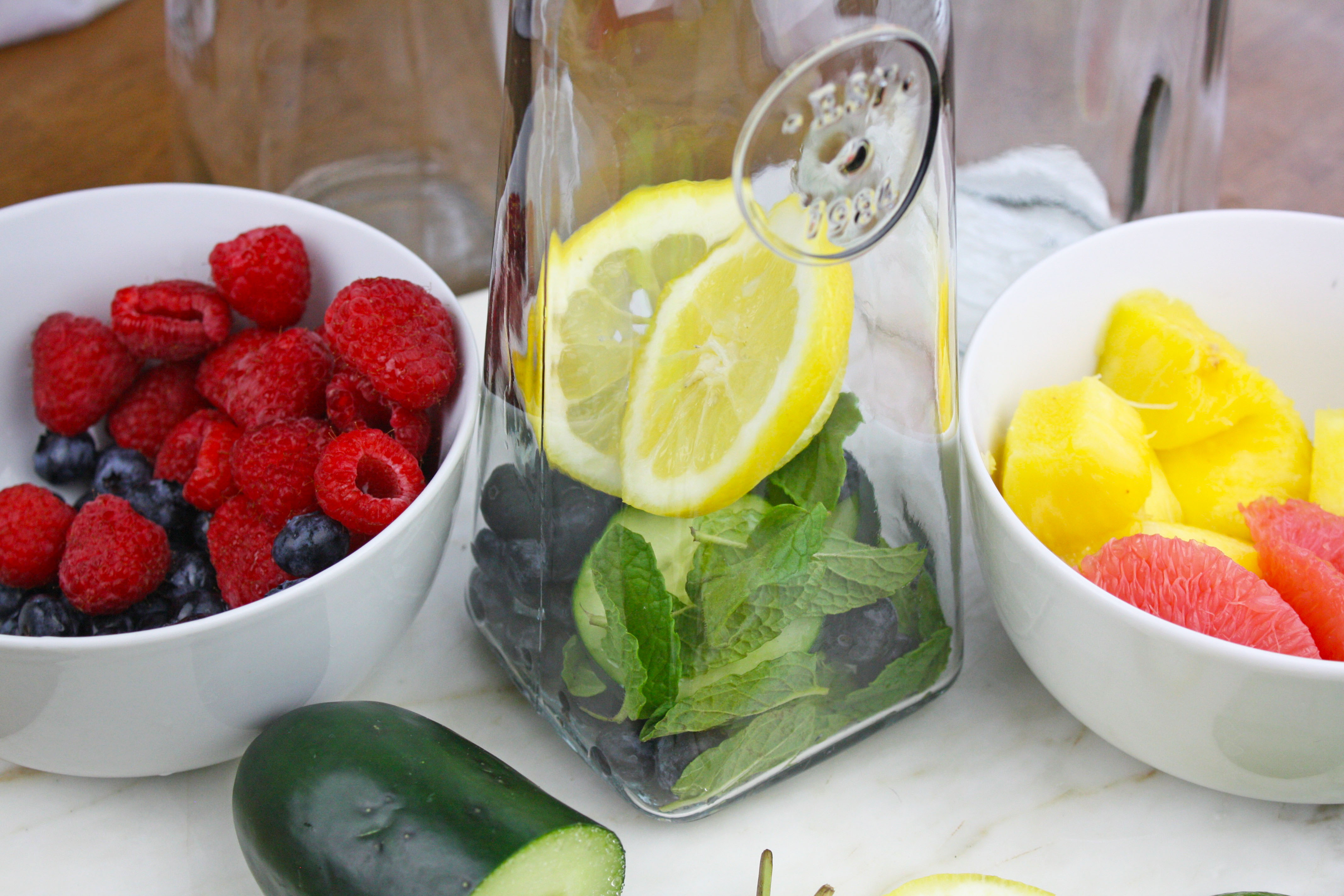 The health benefits of fruit-infused water