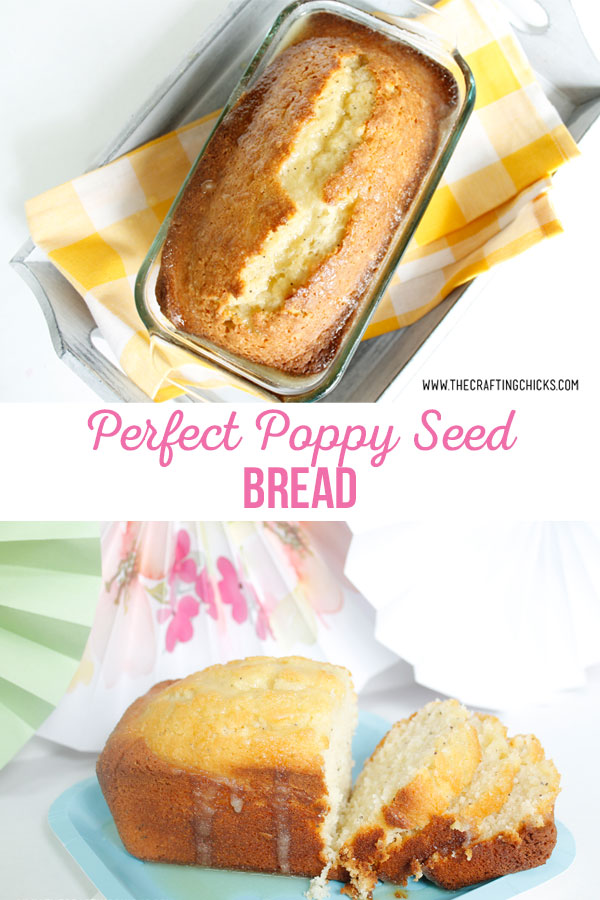 Easy and delicious, this Perfect Poppy Seed Bread recipe is sure to be a crowd pleaser for your friends and family. #poppyseedbread #breadrecipe #quickbread