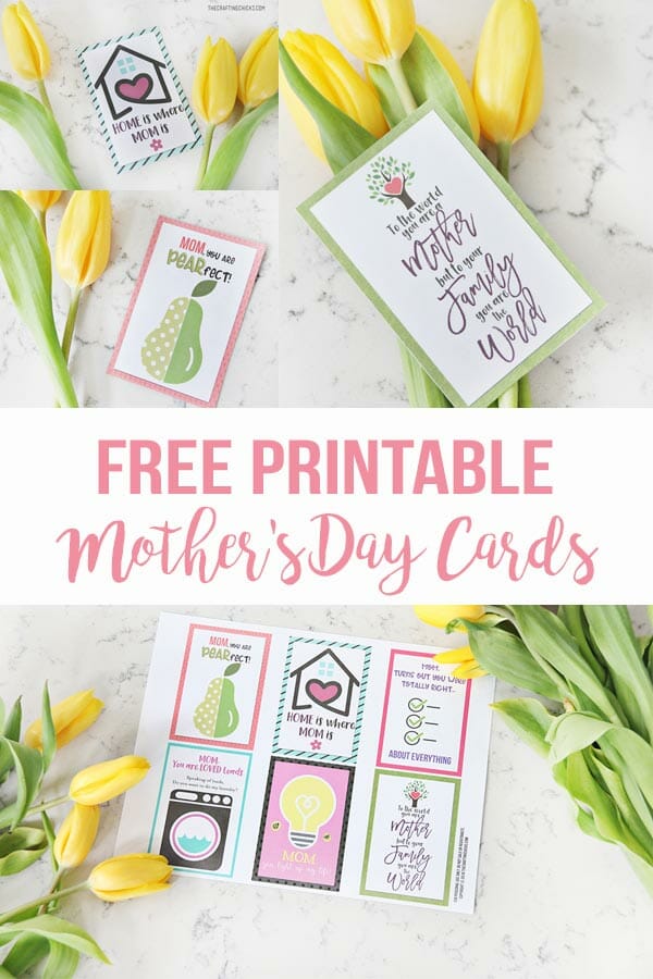 Mother's Day Card Free Printables - The Crafting Chicks