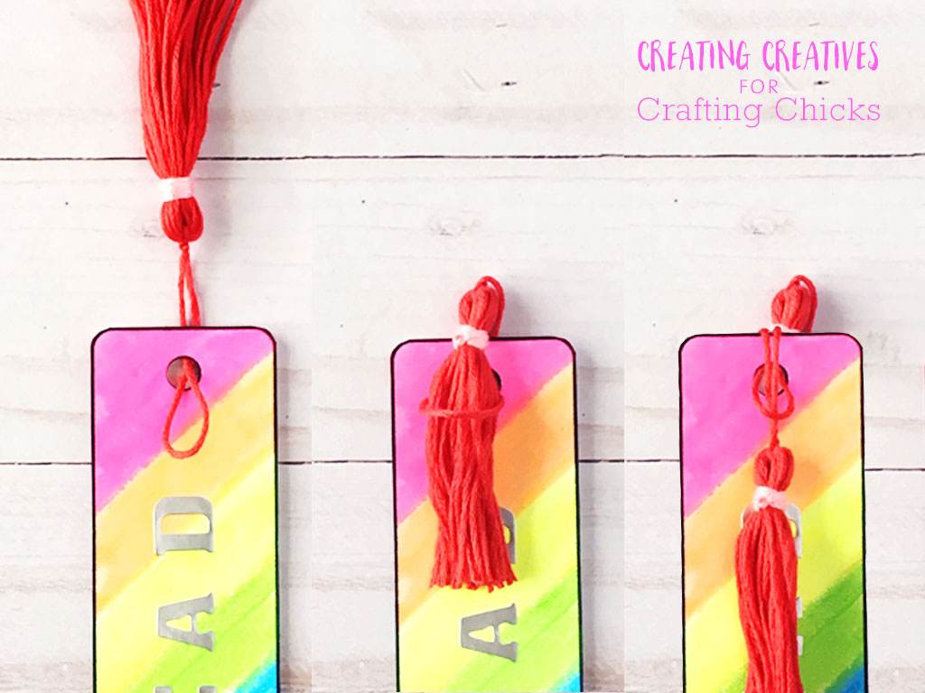 How I Make My Bookmark Tassels- Quick Tutorial 