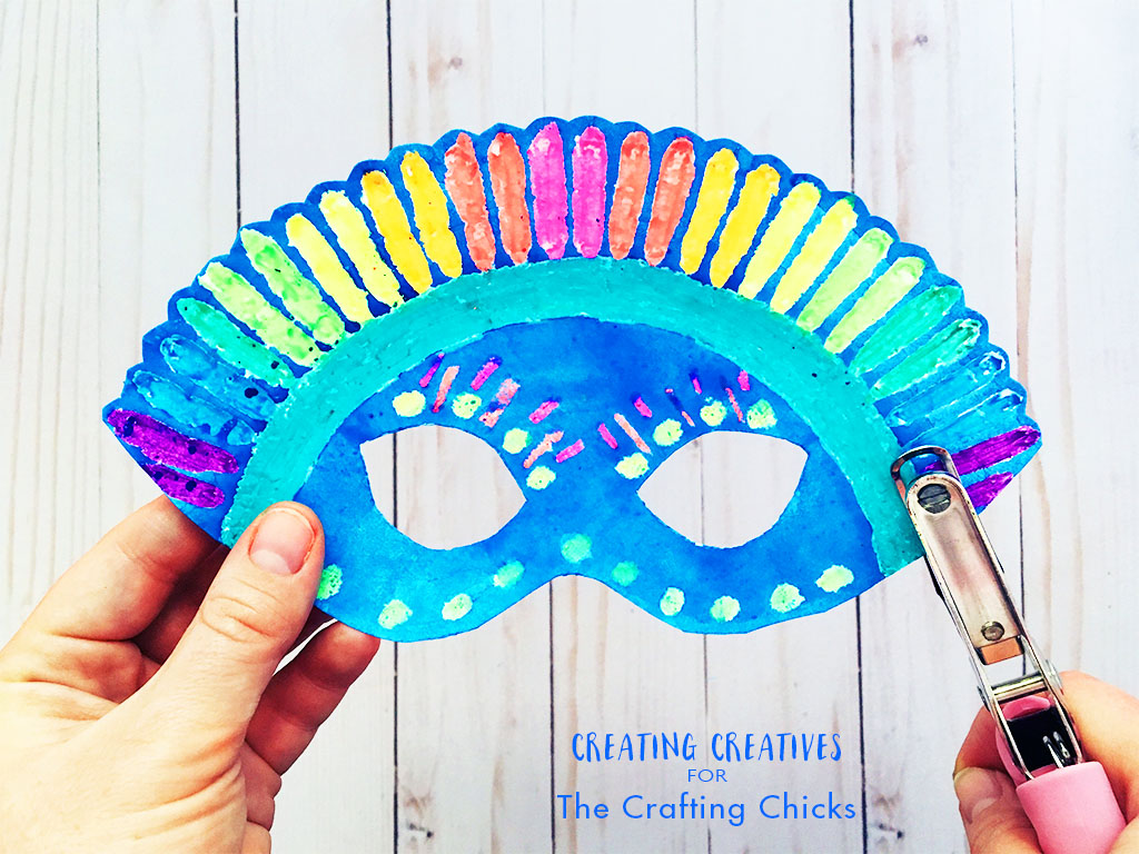 Paper Plate Mask with Free Printable