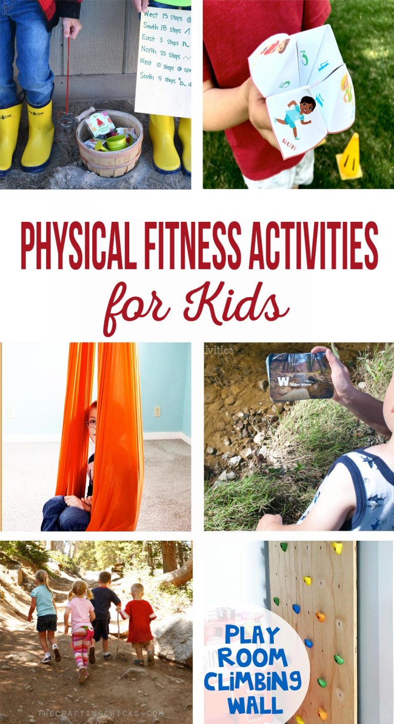 Physical Fitness Activities for Kids - The Crafting Chicks