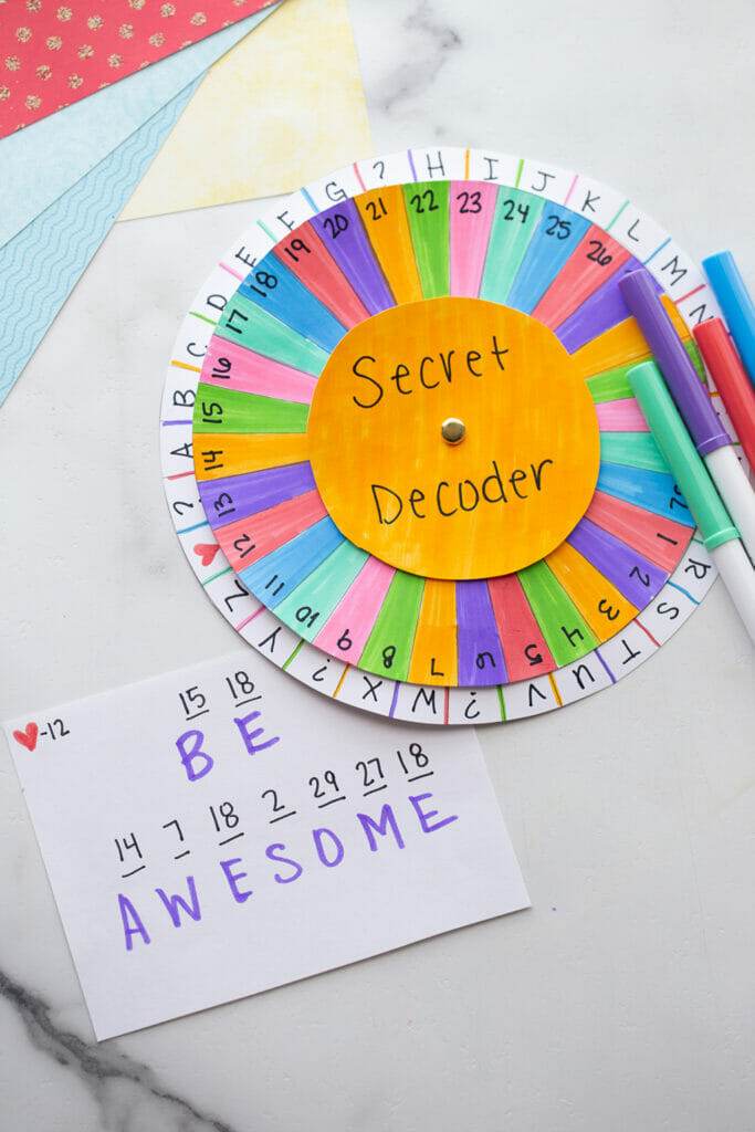 Spy Decoder Wheel - The Crafting Chicks