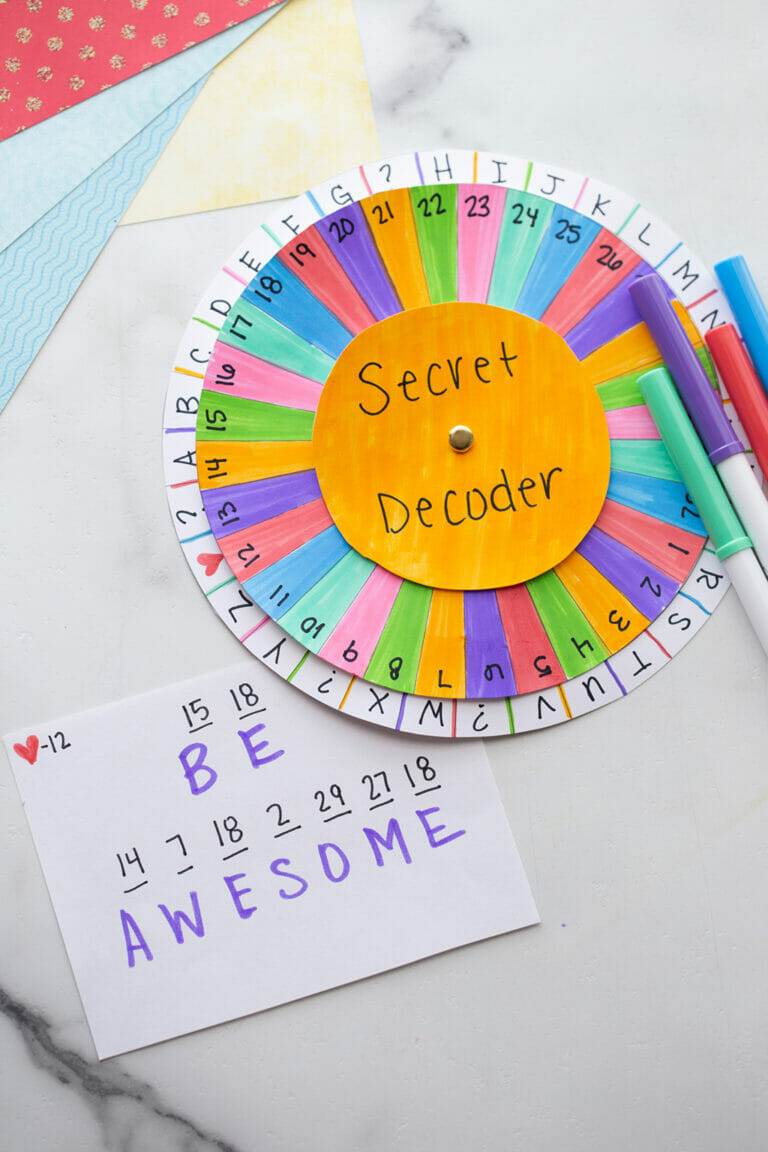 Spy Decoder Wheel - The Crafting Chicks