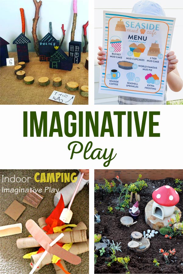 Imaginative Play | Activities and free printables to get your kids using their imaginations!  Free printables, games and so much more!  #kids #activities #imagination #play 