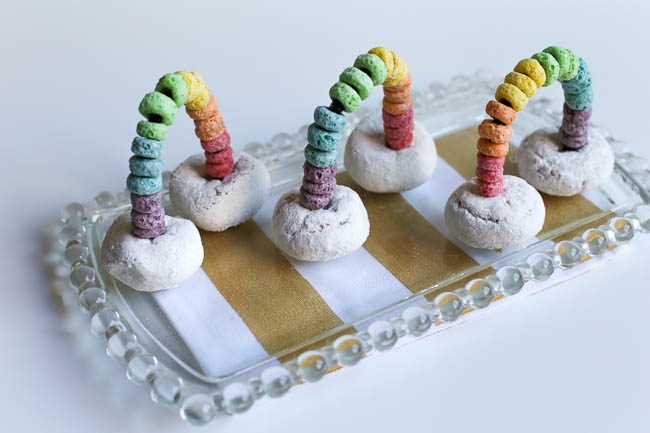Rainbow Cloud Donuts