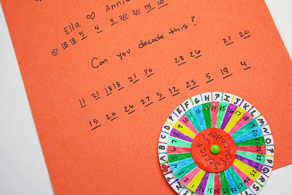 Spy Decoder Wheel The Crafting Chicks