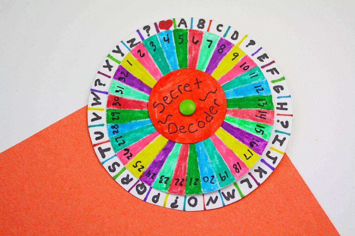 Spy Decoder Wheel The Crafting Chicks