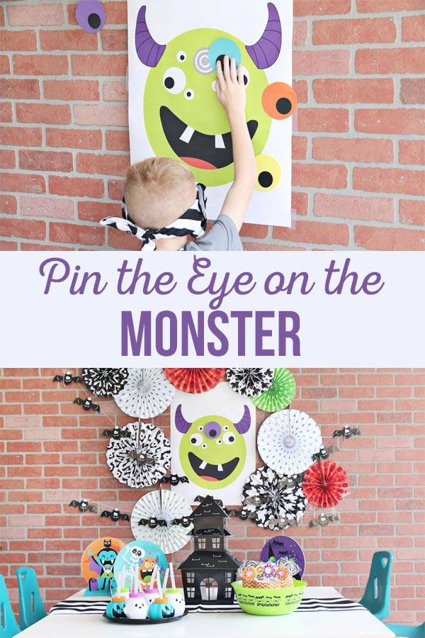 Pin the eye on the monster