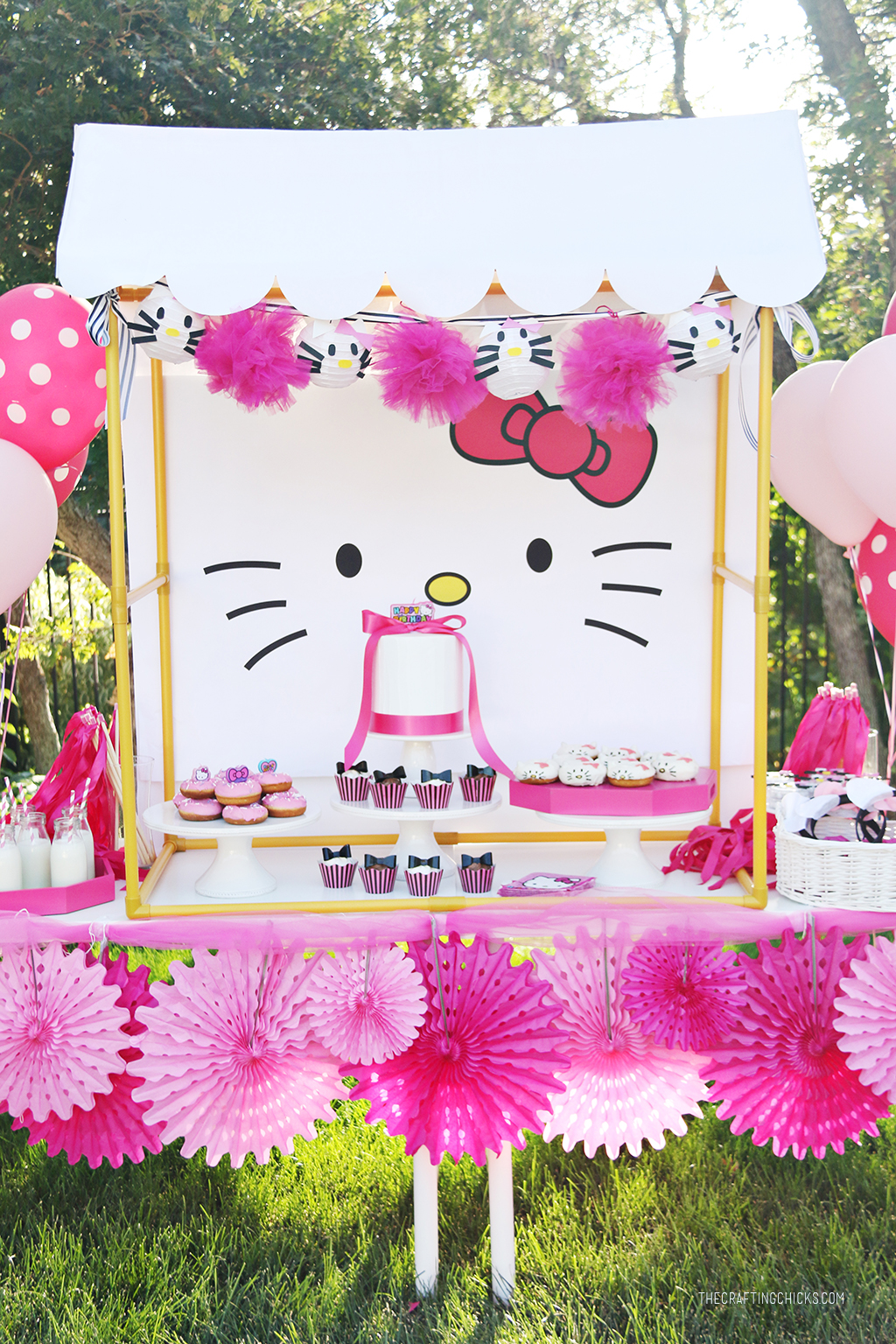 Hello Kitty Party Backdrop
