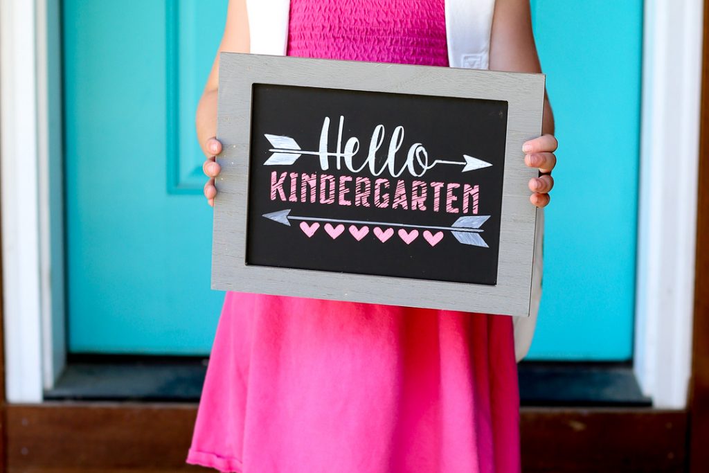 how to make a chalkboard stencil