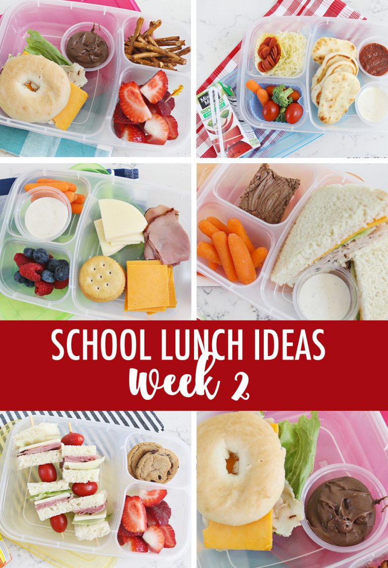 Lunch Ideas for School Week 5 - The Crafting Chicks