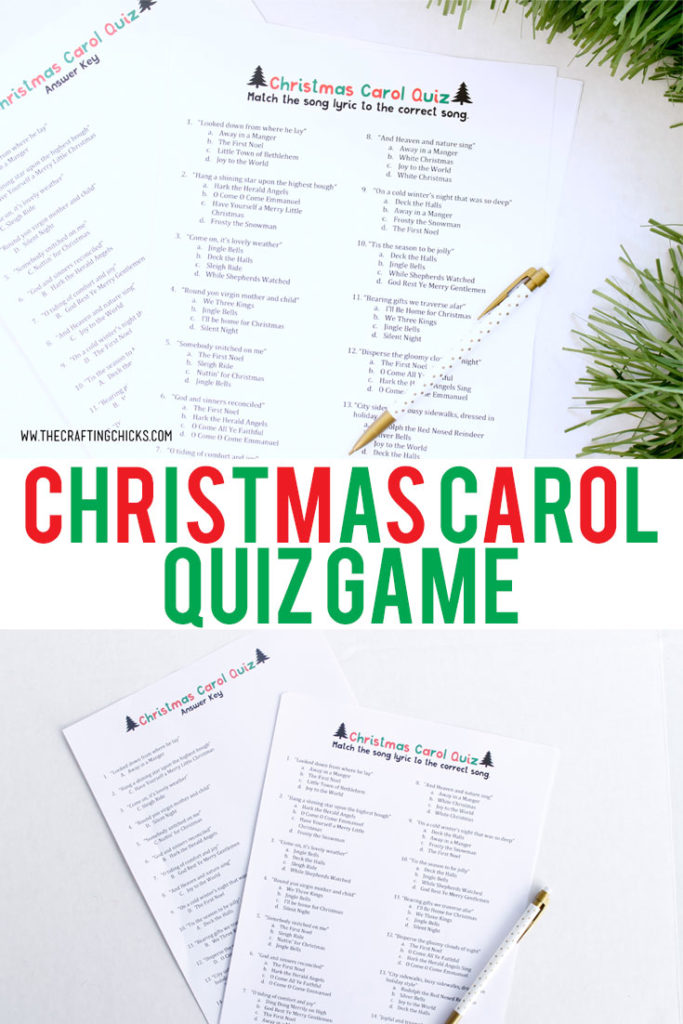 Christmas Bingo *Free Printable Download - The Crafting Chicks