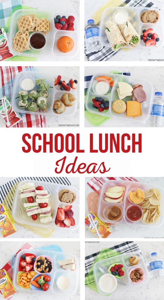 School Lunch Ideas - The Crafting Chicks