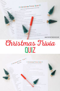 Christmas Scattergories Free Printable - The Crafting Chicks