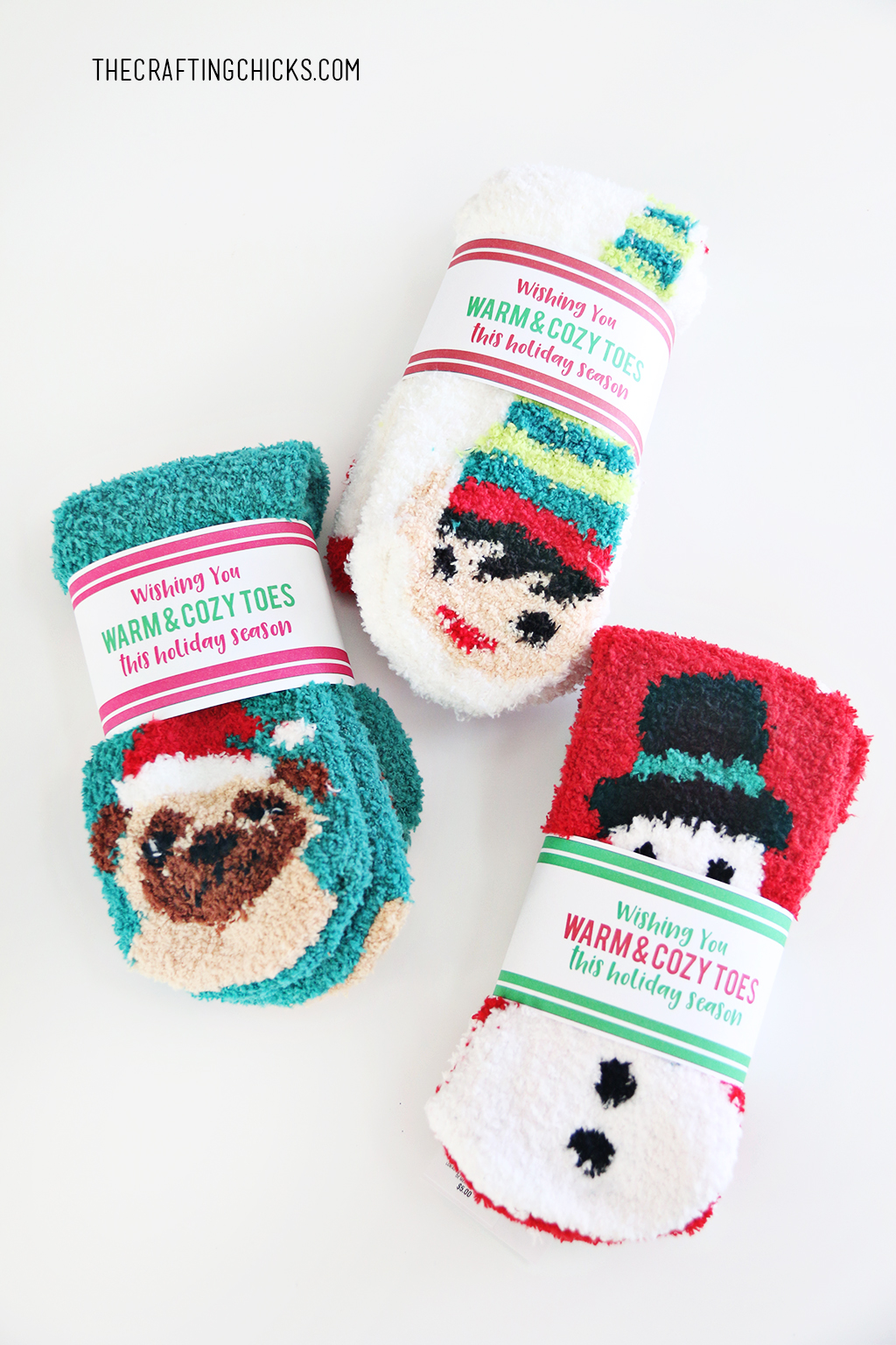 Free Printable Christmas Socks Gift Tag The Crafting Chicks