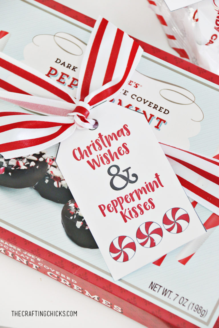Free Fillable Printable Peppermint Gift Tag Templates