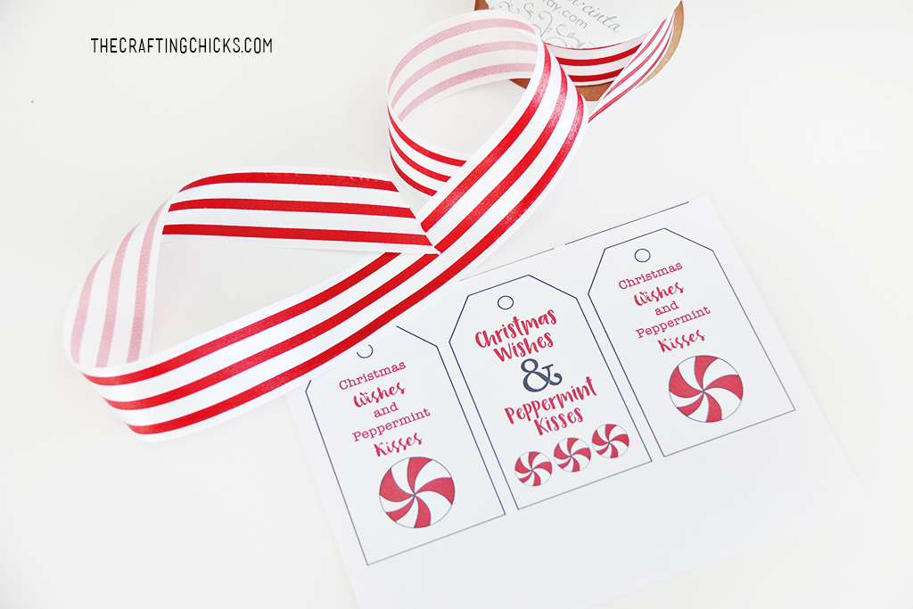 Peppermint Gift Tag Printable