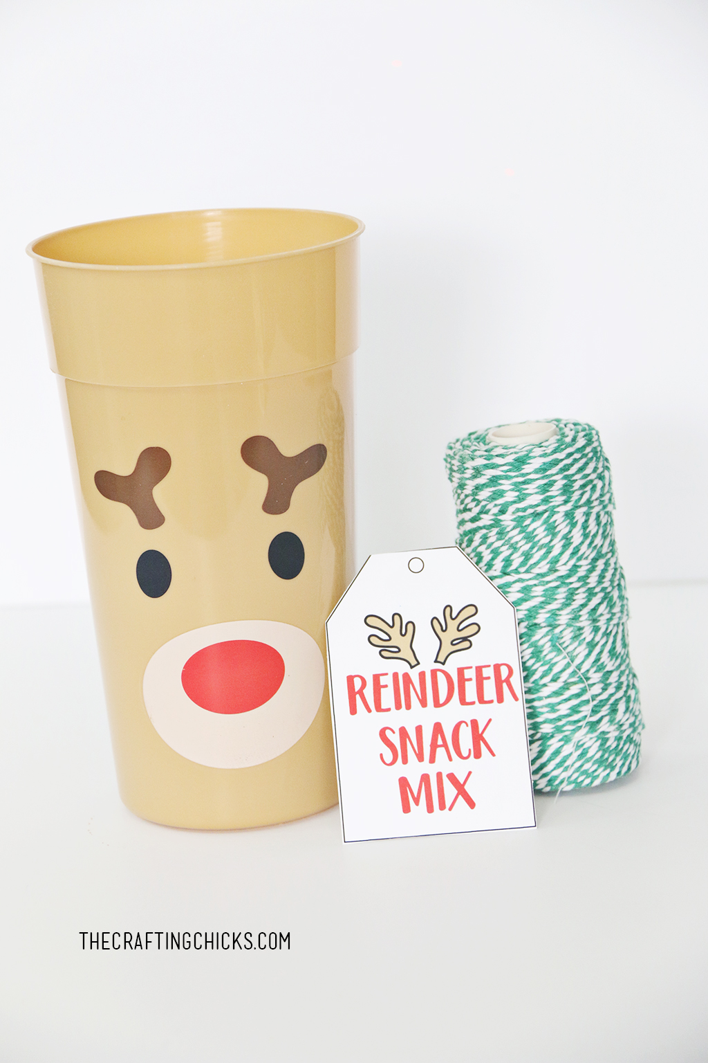 Reindeer Tumbler Tag