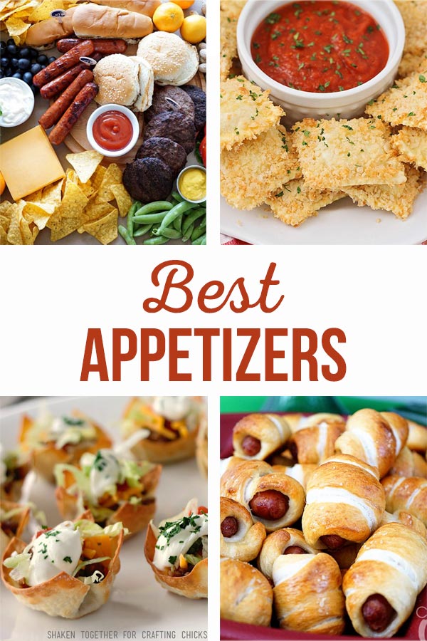 Best Appetizers - The Crafting Chicks