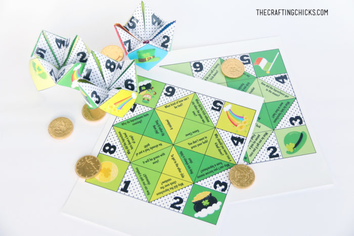 Silly St. Patrick's Day Cootie Catchers - The Crafting Chicks