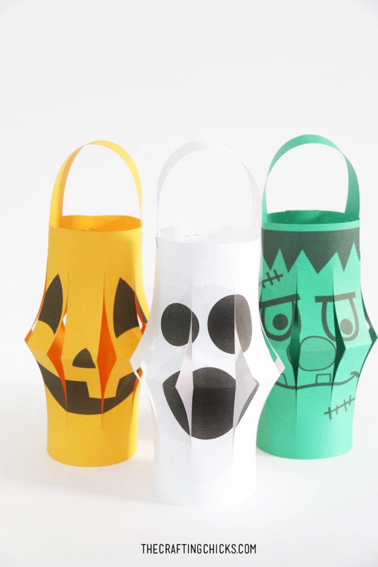 Halloween Paper Lantern Printables - The Crafting Chicks