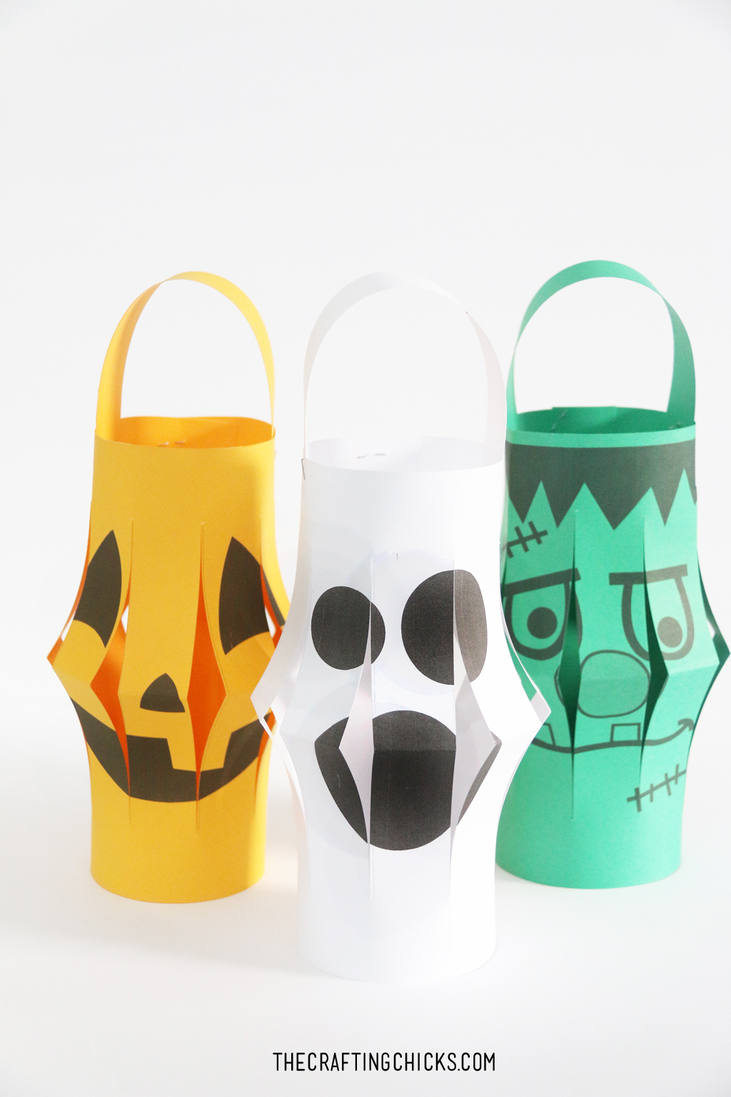Halloween Paper Lantern Prints! Create Ghosts, Pumpkins or Monsters!