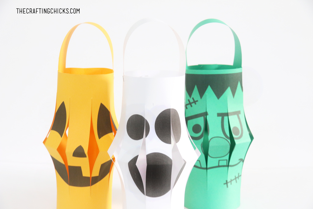 Halloween Paper Lantern Prints! Create Ghosts, Pumpkins or Monsters!