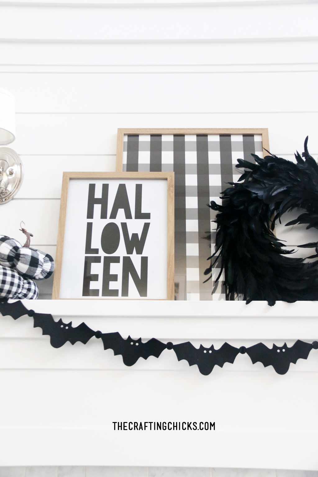 Halloween Mantle Home Decor Prints for a Halloween Display!