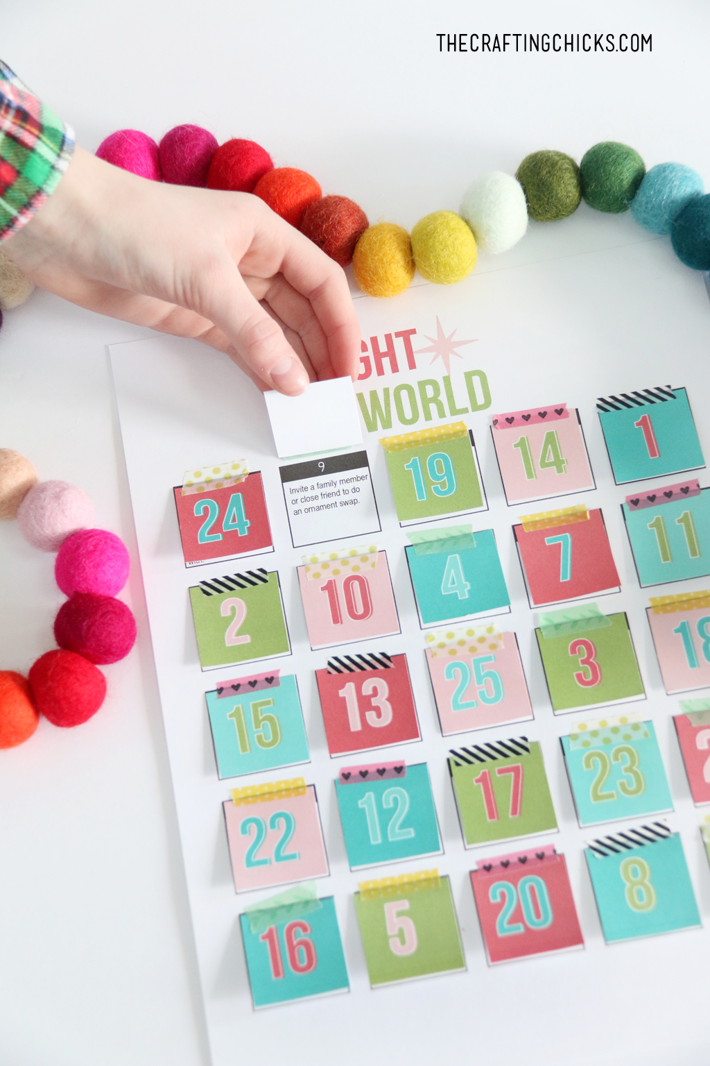 Light the World Advent printable to make it easy for you to do in your own home.