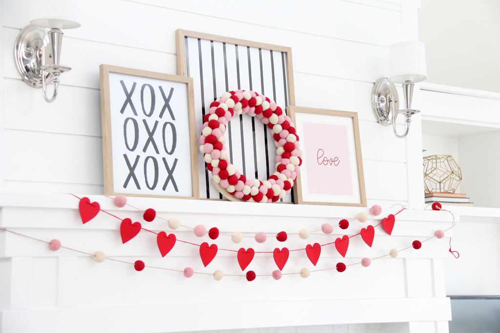 valentines day mantel – lilybuttondesign