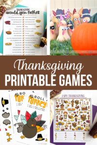 Thanksgiving Printable Games - The Crafting Chicks