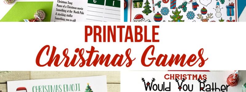 printable christmas games