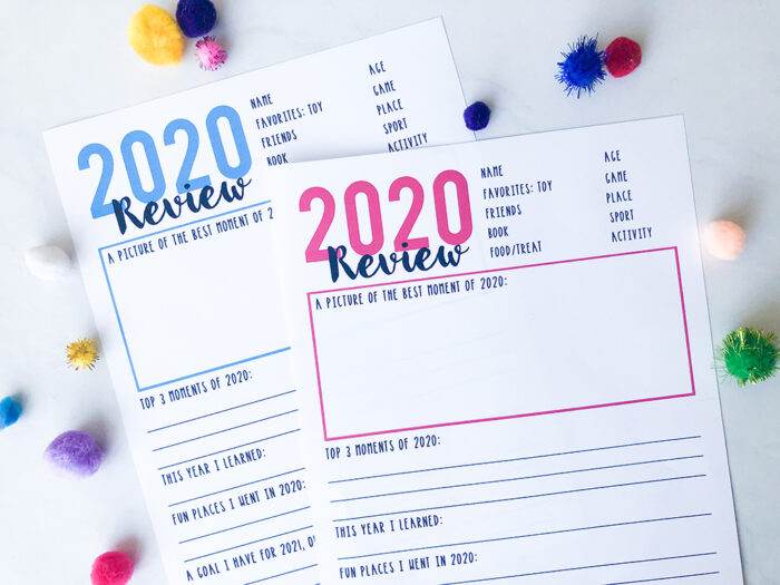 Year in Review Printables - The Crafting Chicks