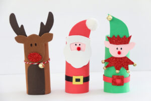 Christmas Craft Roll Kid Crafts - The Crafting Chicks
