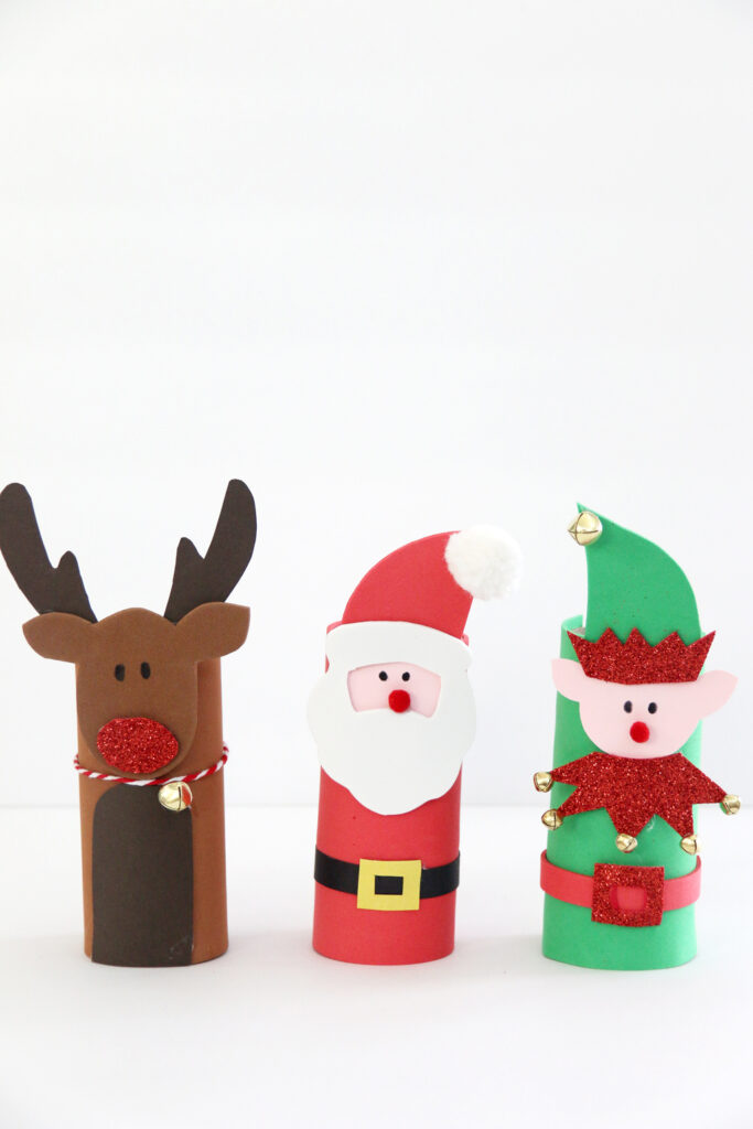 Christmas Craft Roll Kid Crafts - The Crafting Chicks