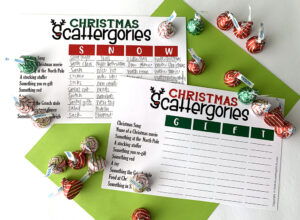 Christmas Scattergories Free Printable - The Crafting Chicks