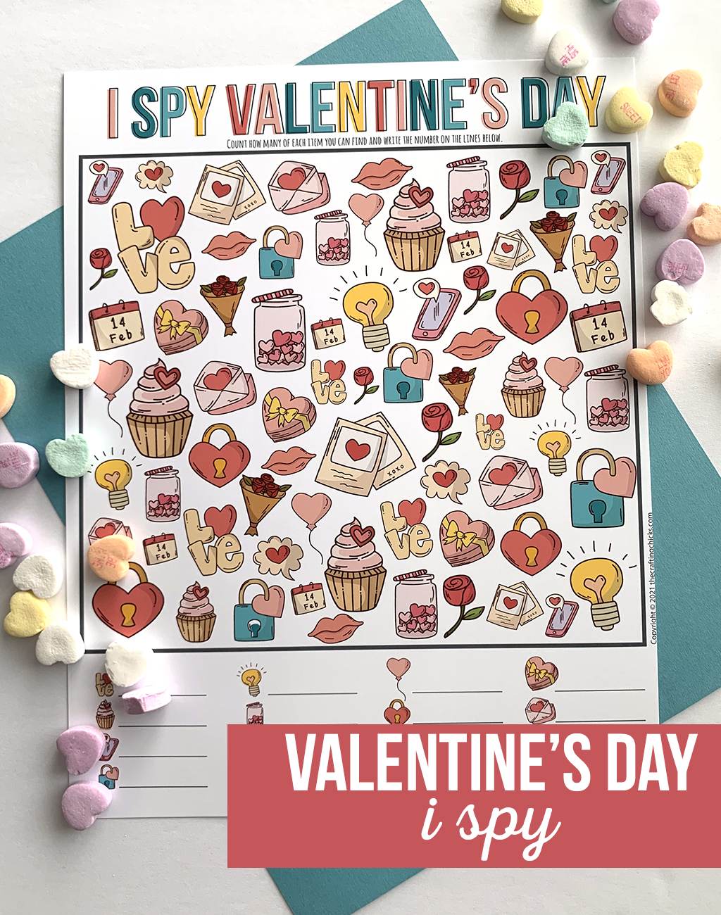 Valentine s Day I Spy Printable Game LaptrinhX News