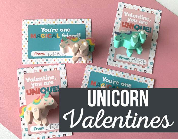 Free Unicorn Printable Valentines - The Crafting Chicks