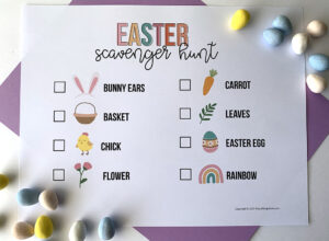 Easter Scavenger Hunt Printable - The Crafting Chicks