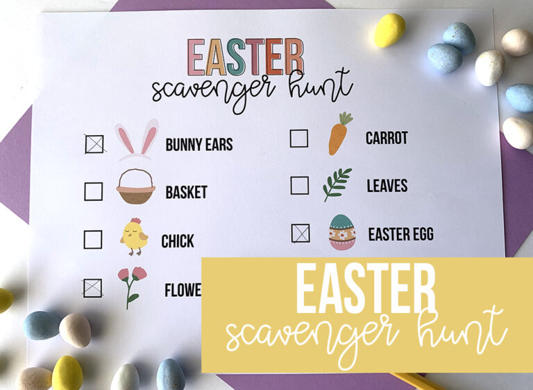 Easter Scavenger Hunt Printable - The Crafting Chicks