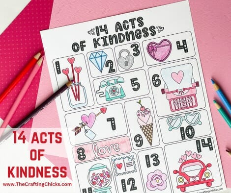 14 Acts Of Kindness Printable - The Crafting Chicks